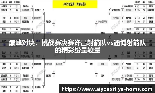 巅峰对决：挑战赛决赛许昌射箭队vs淄博射箭队的精彩纷呈较量